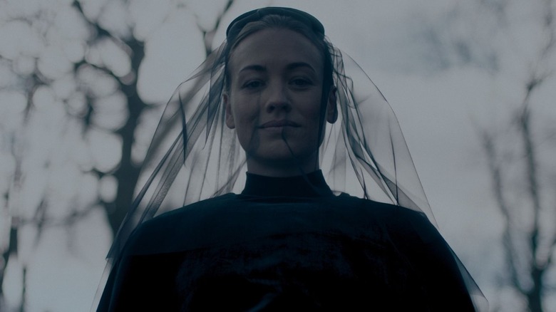 Yvonne Strahovski as Serena Joy Waterford in The Handmaid's Tale