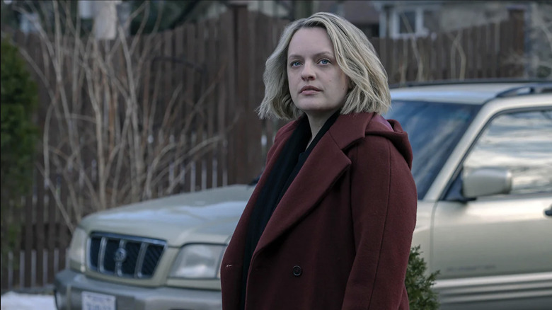 Elisabeth Moss in The Handmaid's Tale