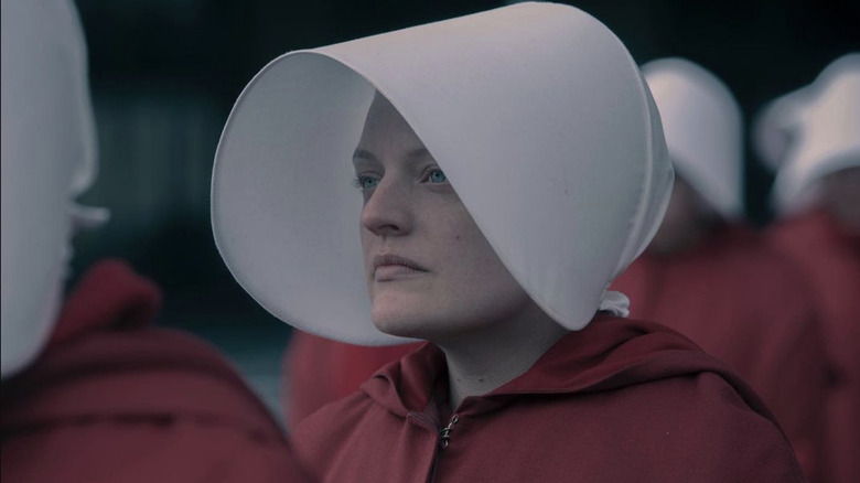 Elisabeth Moss in The Handmaid's Tale