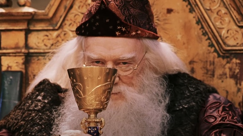 Richard Harris in Harry Potter 