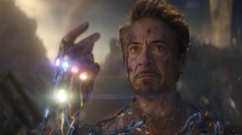 Tony Stark as Iron Man in Avengers: Endgame