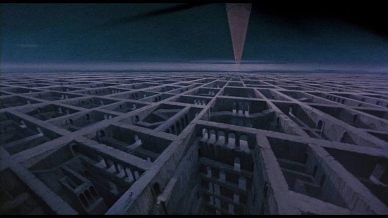 A shot of the Labyrinth in "Hellraiser II"
