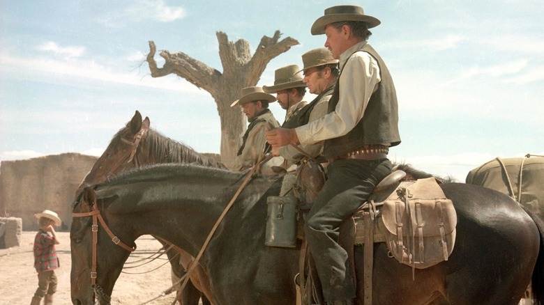 Survivors of basic outlaw led by Pike in the Wild Bunch