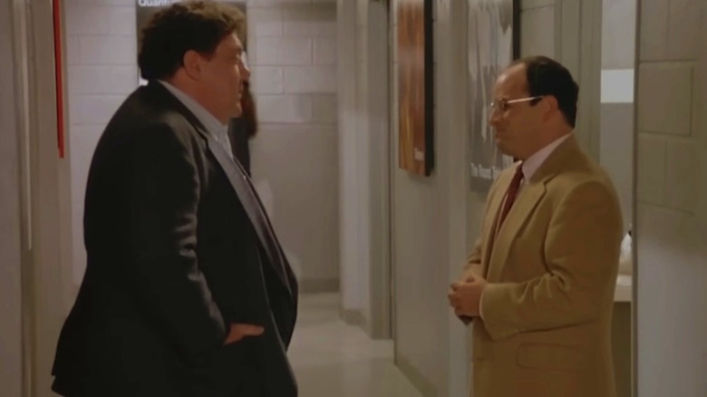 George Wind Him himself and Jason Alexander in the role of George in Sinfield