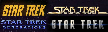 star trek logos