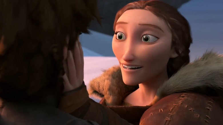 Falka, caressing hiccups, how to train your dragon 2