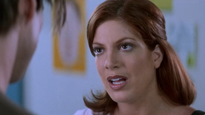 Scream 2, Tori Spelling playing Sidney in Stab