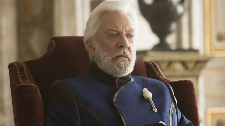 Donald Sutherland in The Hunger Games: Mockingjay: Part 1