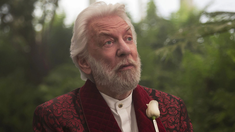 Donald Sutherland in The Hunger Games