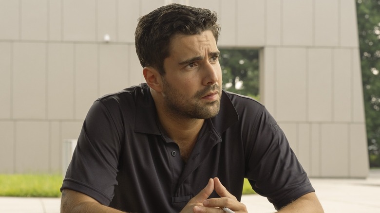 Fabian Frankl, as Anthony Grasso sat at a table in the mission