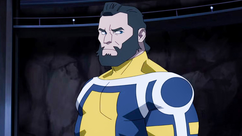 The Immortal grimacing in Invincible