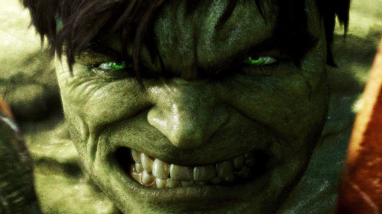 Hulk snarling in The Incredible Hulk