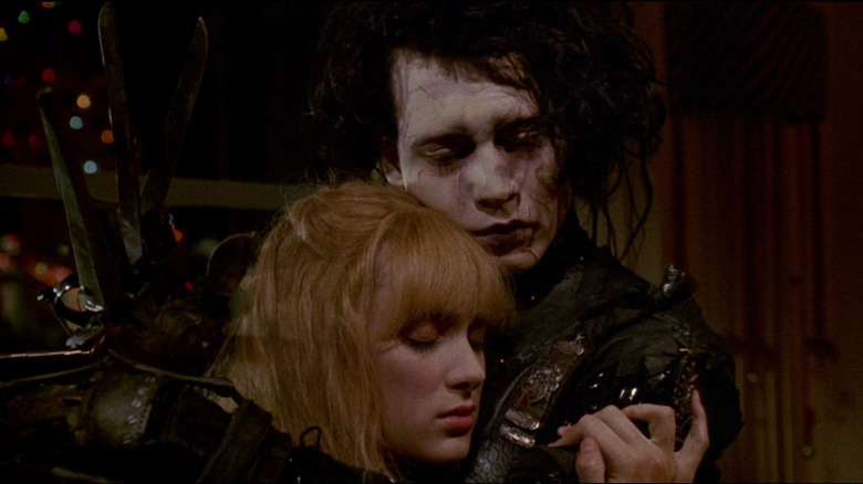 Edward Scissorhands hugging scene