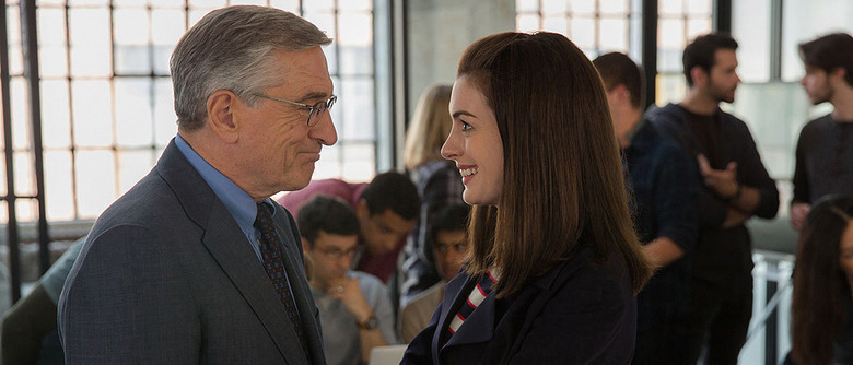 The Intern Trailer Anne Hathaway Bosses Around Robert De Niro
