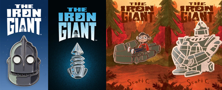 The Iron Giant Enamel Pins