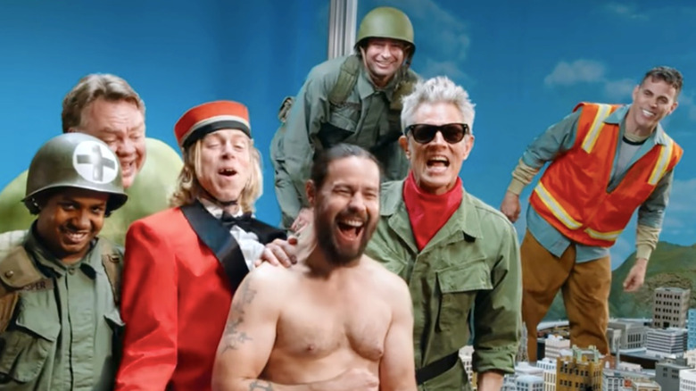 The cast of Jackass Forever