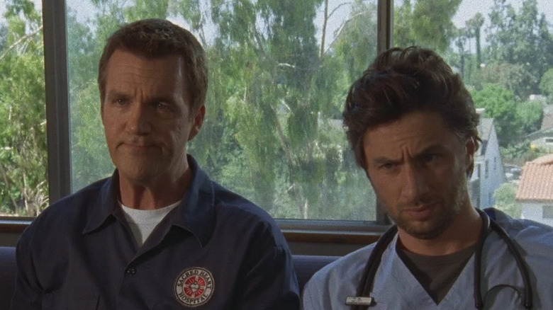 Neil Flynn and Zach Braff in Scrubs