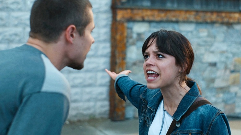 Charlie (Toby Wallace) and Maple (Gina Ortega) argues in Finestkind
