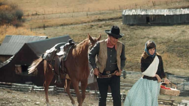 John Wayne and Kim Darby in True Grit (1969)