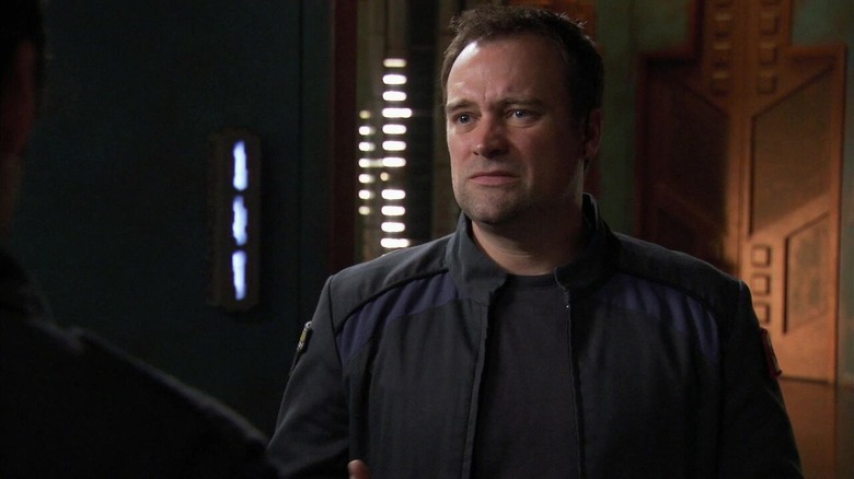 David Hiolite in the role of Dr. Rodney McCai on Stargate Atlantis.