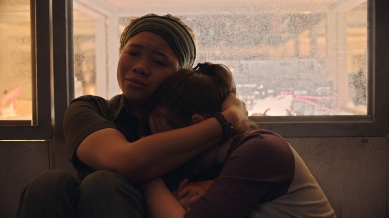 Storm Reid and Bella Ramsey in The Last of Us
