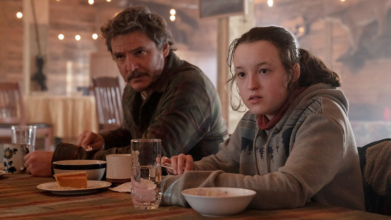 Joel and Ellie in Jackson in The Last of Us