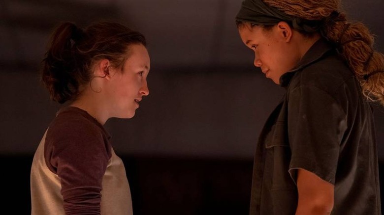 Bella Ramsey and Storm Reid in The Last of Us