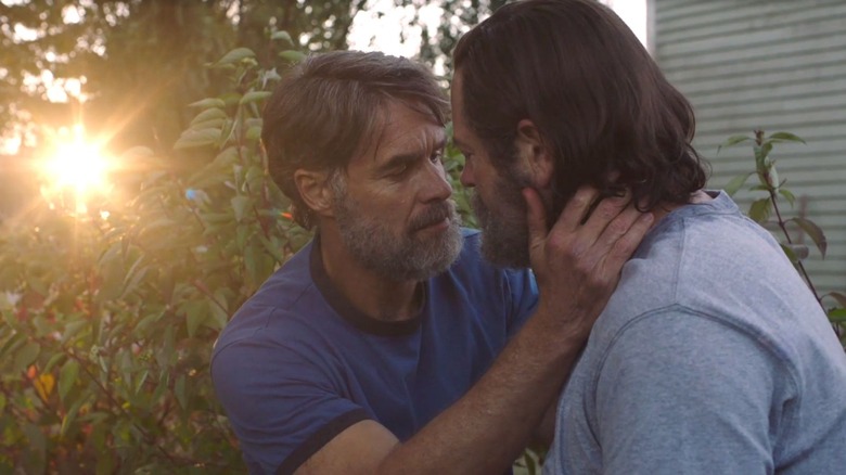 Nick Offerman and Murray Bartlett as Bill and Frank in The Last of Us