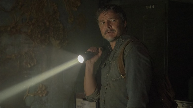 The Last of Us Joel with flashlight