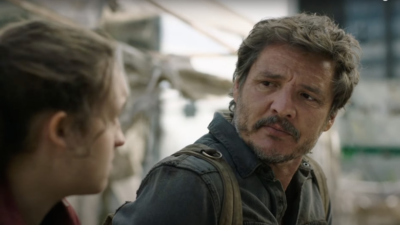 Pedro Pascal and Bella Ramsey in HBO's The Last of Us