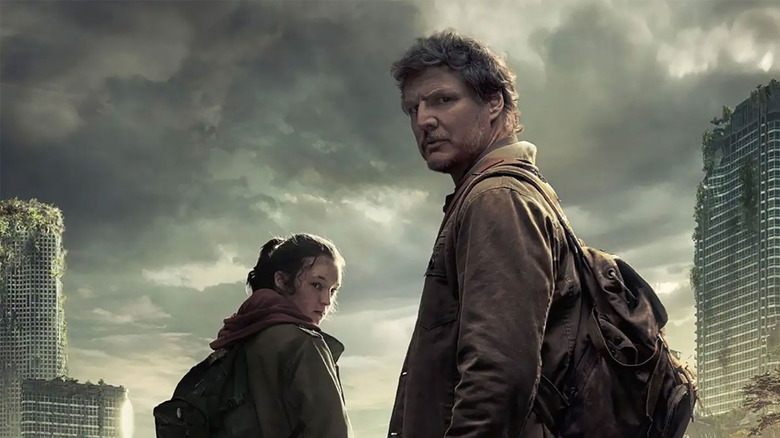 Pedro Pascal and Bella Ramsey in The Last of Us series