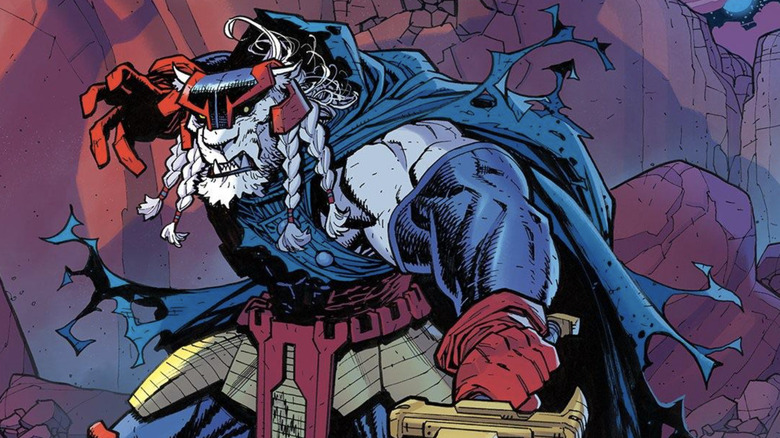 Invincible Universe: Battle Beast #1 cover, showing Battle Beast brandishing his sword