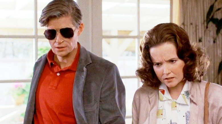 Crispin Glover and Lea Thompson as George & Lorraine McFly in 1985
