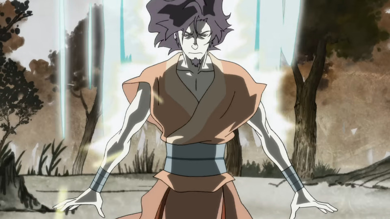 Avatar Wan usa sus poderes en la leyenda de Korra