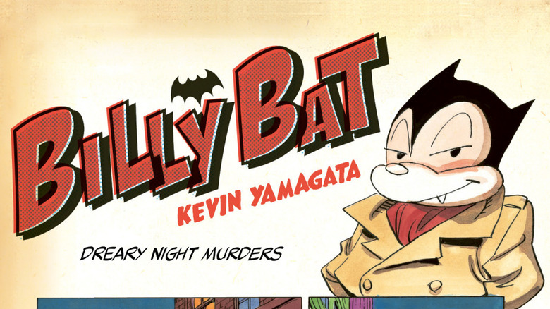 Billy Bat! in universe comic cover title page