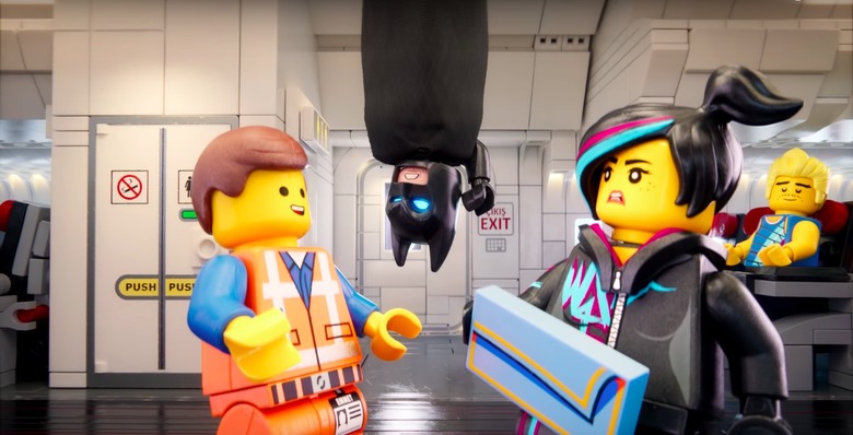 the lego movie 2 airplane safety video