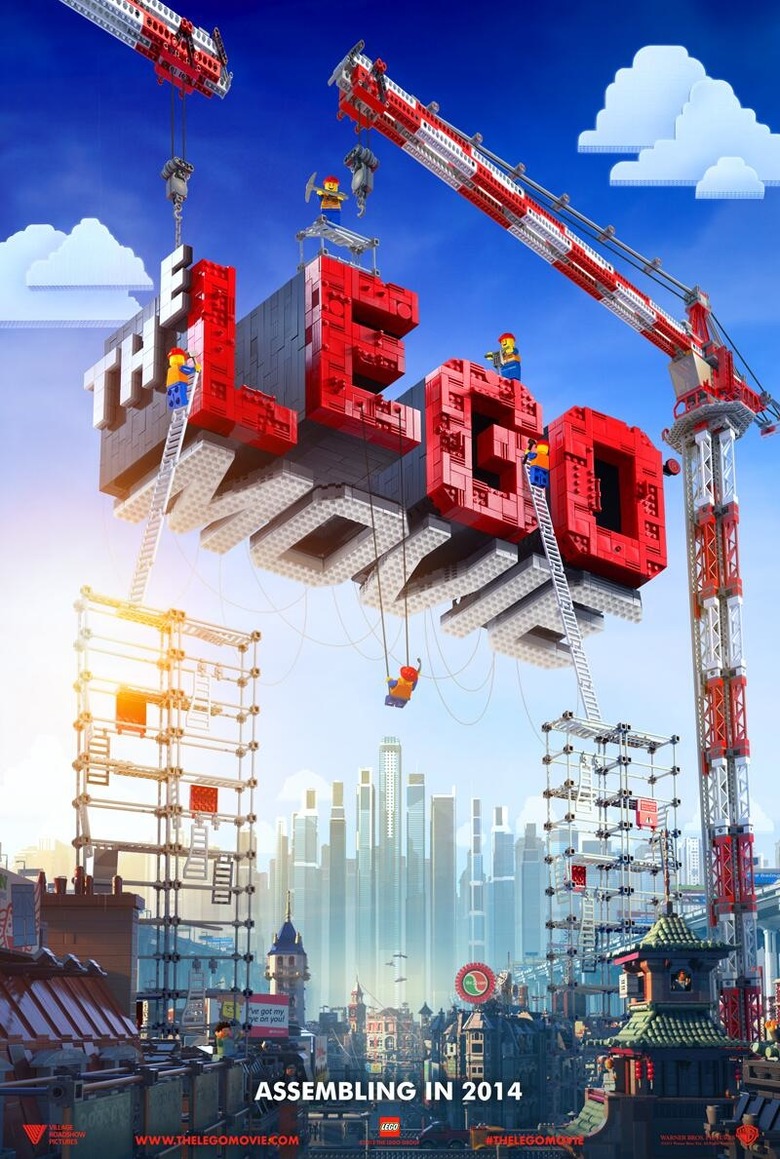 The LEGO movie poster