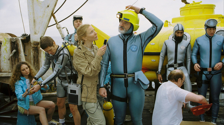 Cate Blanchett interviews Bill Murray in The Life Aquatic with Steve Zissou