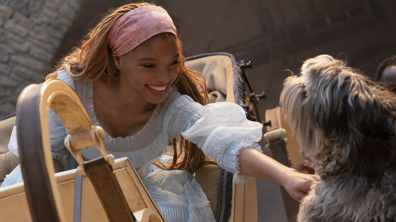 Ariel and dog in The Little Mermaid 2023