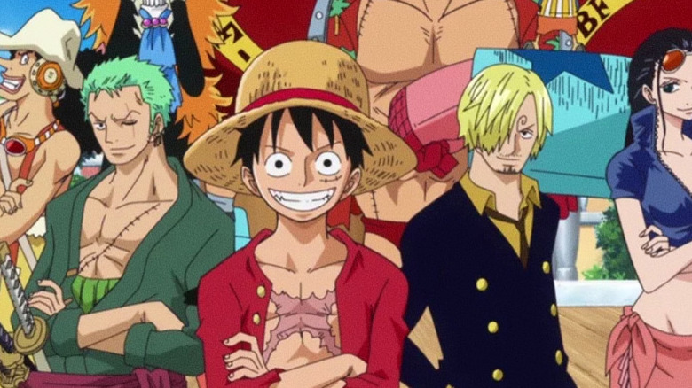 Luffy with his crew