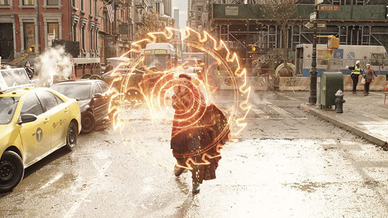Stephen Strange casting a spell in Doctor Strange in the Multiverse of Madness