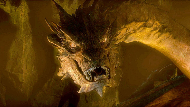 Smaug in The Hobbit: The Desolation of Smaug