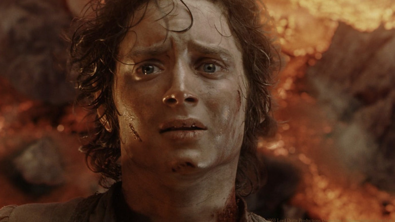 Elijah Wood as Frodo Baggins in The Lord of the Rings: The Return of the King