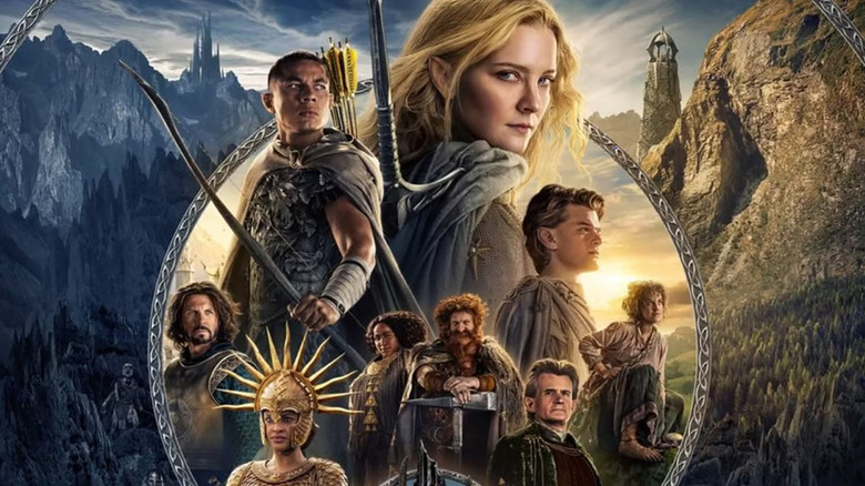 Promotional poster for Lord of the Rings: The Rings of Power