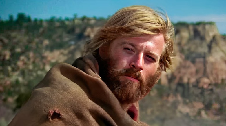 Jeremiah (Robert Redford) sitting on a mountain in 