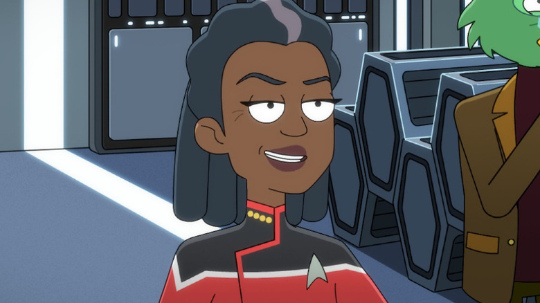 Carol Freeman on the bridge of the Cerritos in Star Trek: Lower Decks