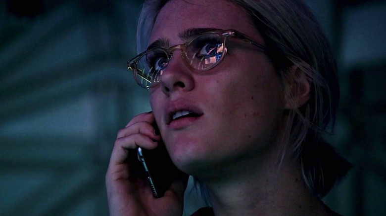 Mindy Park on the phone in The Martian