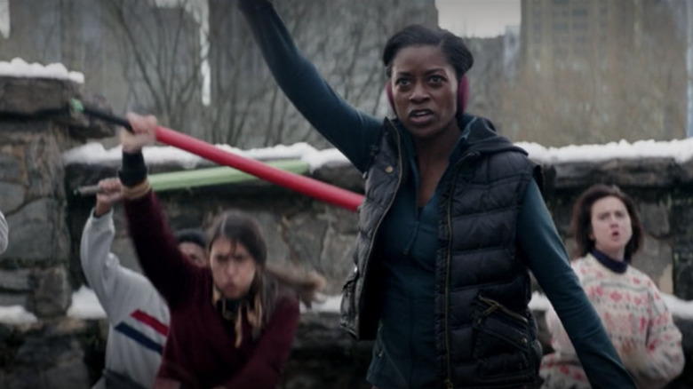 Adetinpo Thomas as Wendy Conrad in Hawkeye