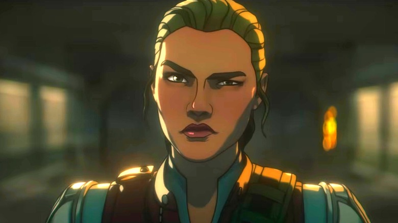 An animated Yelena Belova looking skeptical in Marvel Zombies