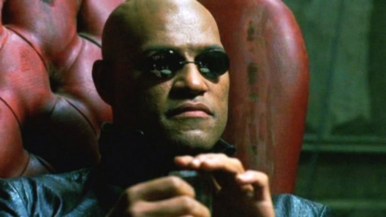 Morpheus mirrored glasses in chair